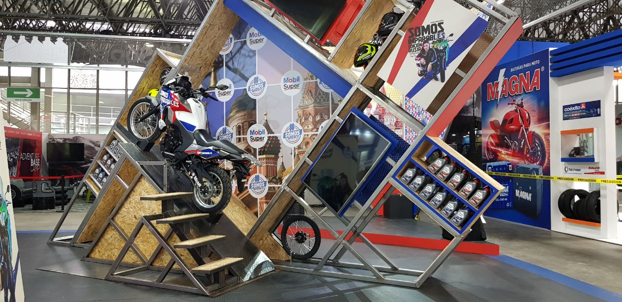 Stand de feria diseñado y fabricado por Icono Visual